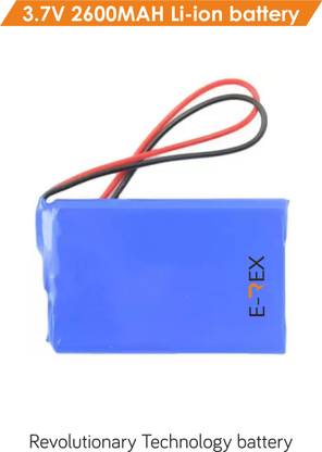 E-Rex 3.7V 2600MAH Lithium ion battery-suitable for GPS System,Pos Machine,Hand Tourch  Battery