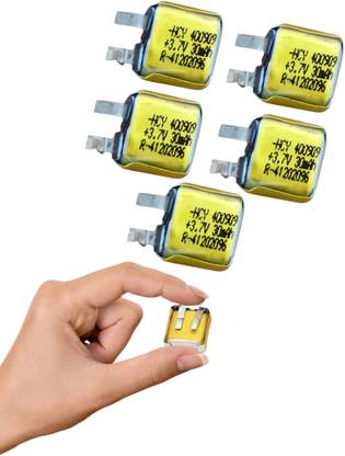 I-Birds Enterprises Mini 3.7V high quality 30 mAh Rechargeable Lipo  for earphone, buds etc.  Battery