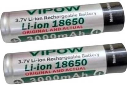 MICROUSB VIPOW 18650 3.7V 3000mAh Li-ion Rechargeable High Capacity BATTERY  Battery