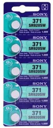 MICROUSB Murata 371 SR920SW 1.55V 16Mah Silver Oxide Watch Button Coin Cell   Battery