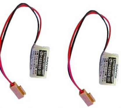 MICROUSB Sanyo CR14250SE 3V with Brown Connector, PLC Lithium   Battery