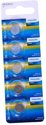MICROUSB Philips 3V CR1220 Coin Button Cell   Battery