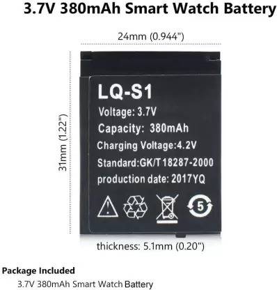 NKL Mobile Battery For  DZ09 , A1 , V8 , X6 , LQS1 Smartwatch DZ09 , A1 , V8 , X6 , LQS1 Smartwatch