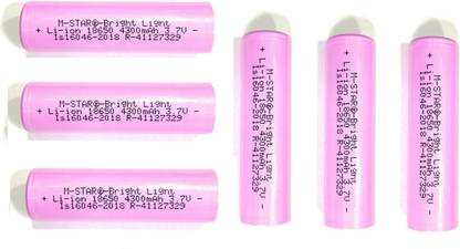 DHRUV-PRO 3.7v 4300mAh Li-Ion 18650-Rechargeable  1.8X6.5 CM  Battery