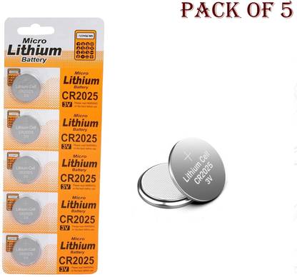 AMUSING Micro Lithium CR2025 Button Cell 3v Computer Motherboard CMOS Cell   Battery
