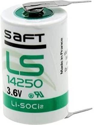 MICROUSB Saft LS-14250 with Connector 3.6volt Size: 1/2AA Li-SOCL2  (Pack of 1)  Battery