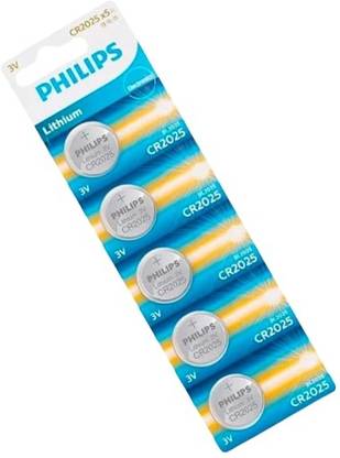 MICROUSB Philips CR2025 3V Lithium Coin Button Cell   Battery