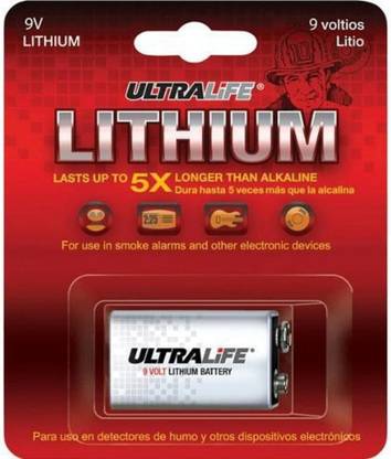 MICROUSB 9V Non-Rechargeable Lithium   Battery