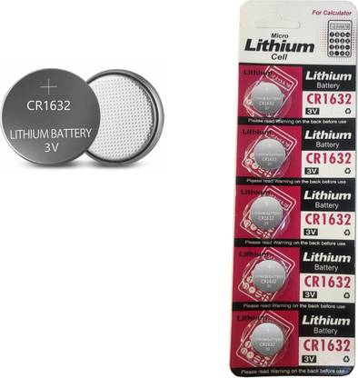 Wanzhow Coin 3V CR 1632 Made with High-Purity Lithium with Child Proof ...