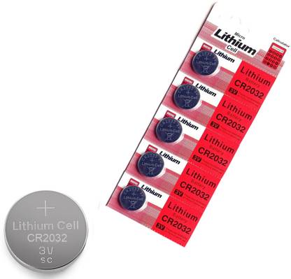 Wanzhow Micro Lithium cell CR2032 Coin 3v Computer Motherboard CMOS cell Glucometer Cell  Battery