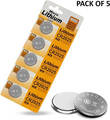 Zohlo Lithium Coin Cells CR2025 Suitable for Calculators and Small LED lights.  Battery