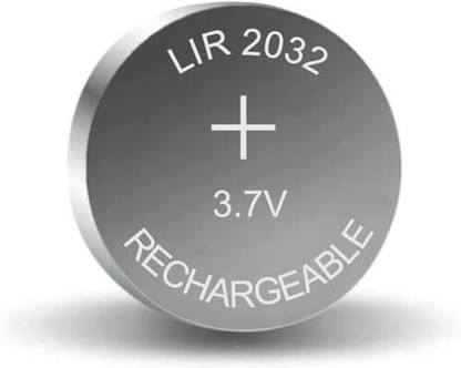 MICROUSB LIR2032 3.6V Rechargeable Lithium Coin Cell Button   Battery