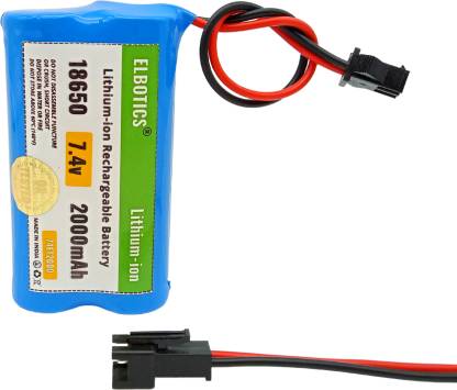 Retail Shopee 7.4v 2000mAh Rechargeable Lithium-Ion battery For toys DIY , Drone   Battery