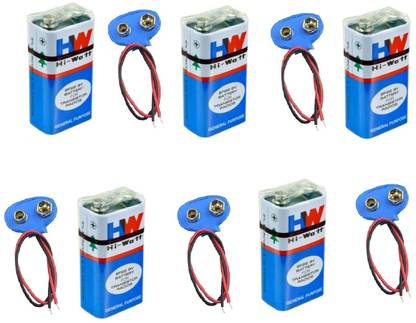 eronic 9 VOLTS HW BATTERY, HI-WATT with battery cap in law rate Battery