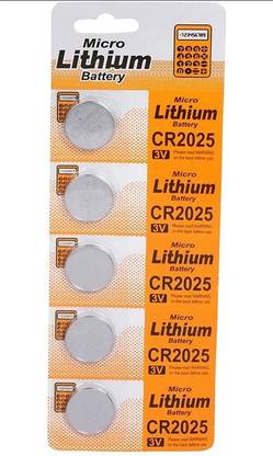Wanzhow Best Quality Cell  Lithium CR2025 3v Coin Cell  Battery