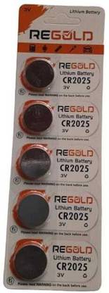 MICROUSB Regold Cell 3V CR2025 Lithium Coin Button CR2025   Battery