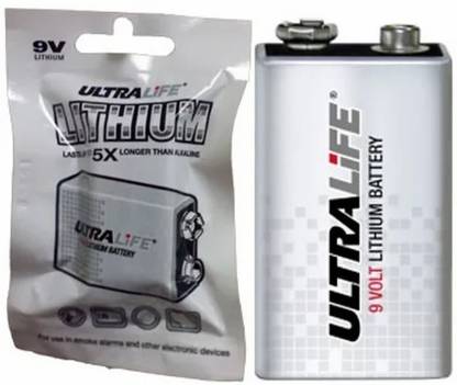 MICROUSB ULTRALIFE 9 Volt Lithium  U9VL-JPFP6JN  Battery