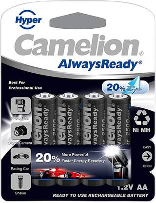 Camelion NH-AA2500HPBP4 Hyper Rechargeable   Battery