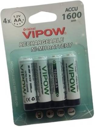 MICROUSB Vipow ACCU 1600mAh AA 1.2V Rechargeable NI-MH   Battery
