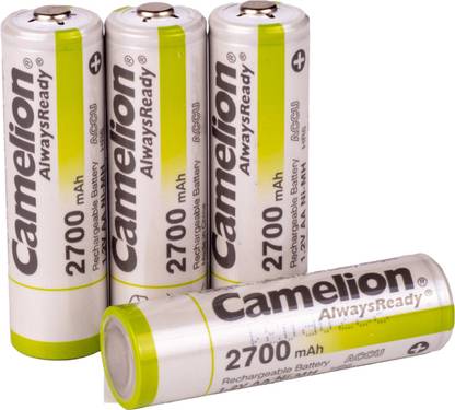 Camelion AA 2700mah BP4 Always Ready Rechargeable  I Pre - Charged I NI-MH   Battery