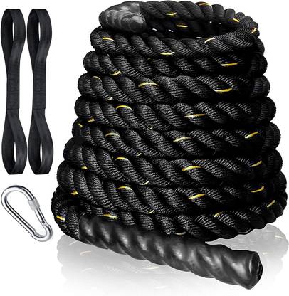 FirstFit Premium Poly Dacron Workout Rope for Core Strength Training Battle Battle Rope
