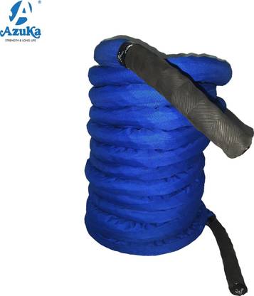 Azuka Battle Rope with Sleeve (1.5 inch X 50 Ft) Battle Rope