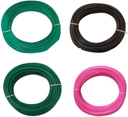 ADW CRAFT'S Multi colour Plastic wire for koodai Multicolor Beading Wire