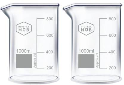 Digital Hub 1000 ml Low Form Beaker