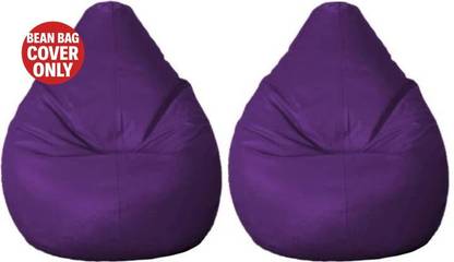 Gunj XL Tear Drop Bean Bag Cover  (Without Beans)