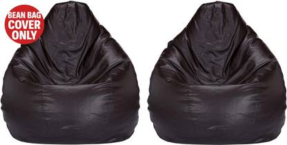 Gunj XL Tear Drop Bean Bag Cover  (Without Beans)
