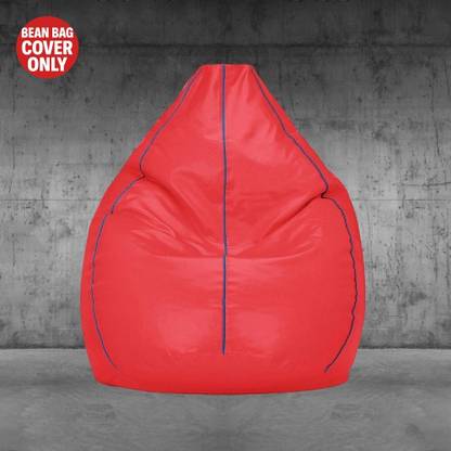 Gunj Large Tear Drop Bean Bag Cover  (Without Beans)