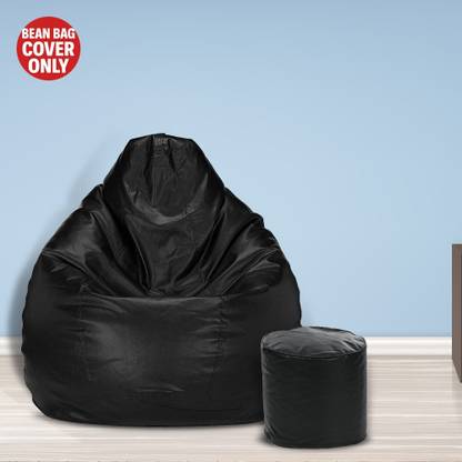 SHIRA 24 XXL Tear Drop Bean Bag Cover  (Without Beans)