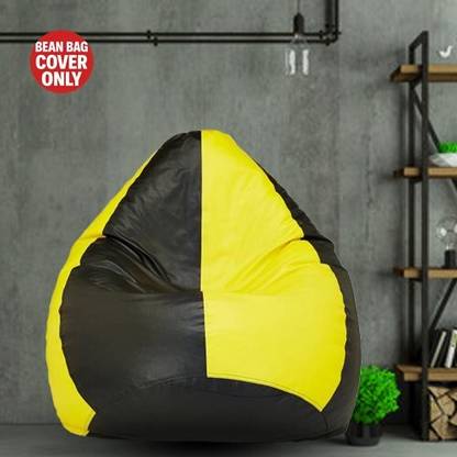 Gunj XXL Tear Drop Bean Bag Cover  (Without Beans)