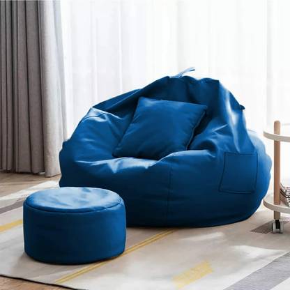 GIGLICK 4XL Tear Drop Bean Bag Cover  (Without Beans)