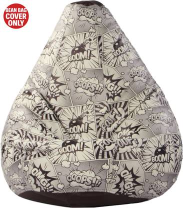 ORKA XXXL Tear Drop Bean Bag Cover  (Without Beans)