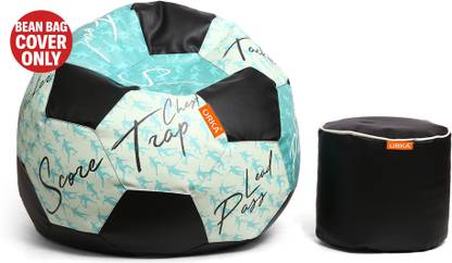 ORKA XXL Tear Drop Bean Bag Cover  (Without Beans)