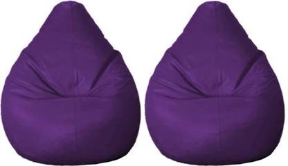 Gunj Large Tear Drop Bean Bag Cover  (Without Beans)