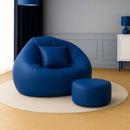 SHIRA 24 4XL Tear Drop Bean Bag Cover  (Without Beans)