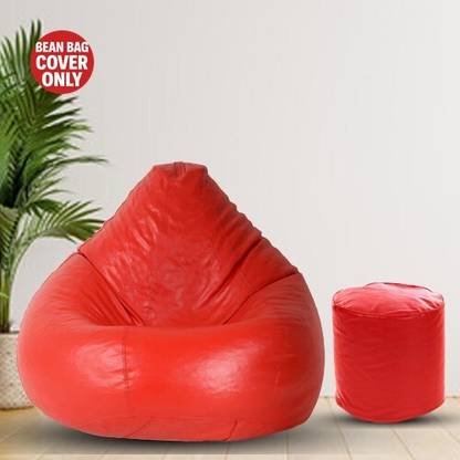Gunj Large Tear Drop Bean Bag Cover  (Without Beans)