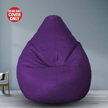 Gunj Large Tear Drop Bean Bag Cover  (Without Beans)