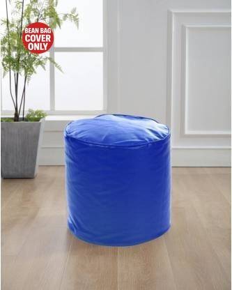 FurniGully Medium Pouffe Bean Bag Cover  (Without Beans)