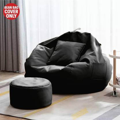 Coaster Shine XXL Tear Drop Bean Bag Cover  (Without Beans)