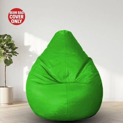 Gunj XL Tear Drop Bean Bag Cover  (Without Beans)