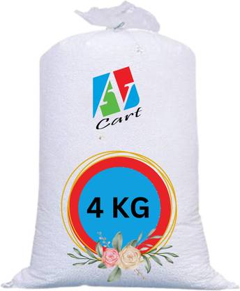 AV CART 4 kg Bean Bag Filler – High-Density Polystyrene Beads for Comfort Bean Bag Filler