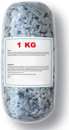 GoSoft (1 KG Approx) Premium Quality Memory Foam (Assorted Colours) Bean Bag Filler