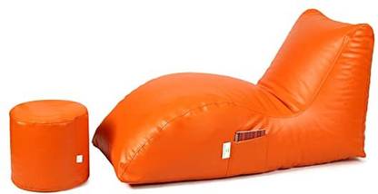 GIGLICK Jumbo Bean Bag Lounger Lounger Bean Bag  With Bean Filling