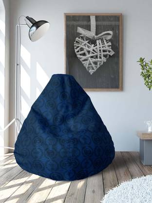 @Home by nilkamal XXL 83 Bean Bag Bed  With Bean Filling