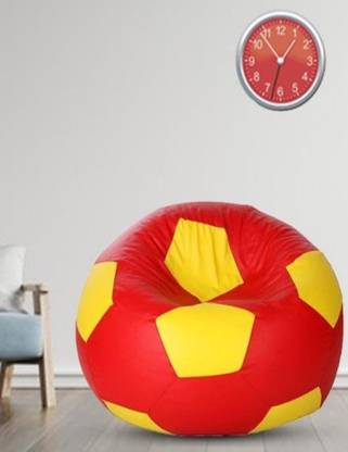 Maaz Foamfabric Medium Bean Bag Chair Bean Bag Chair  With Bean Filling