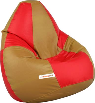 Beanskart XXXL Bean Bag with Beans Teardrop Bean Bag  With Bean Filling