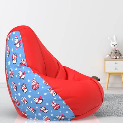 ComfyBean Jumbo Penguin Cartoon - H Teardrop Bean Bag  With Bean Filling
